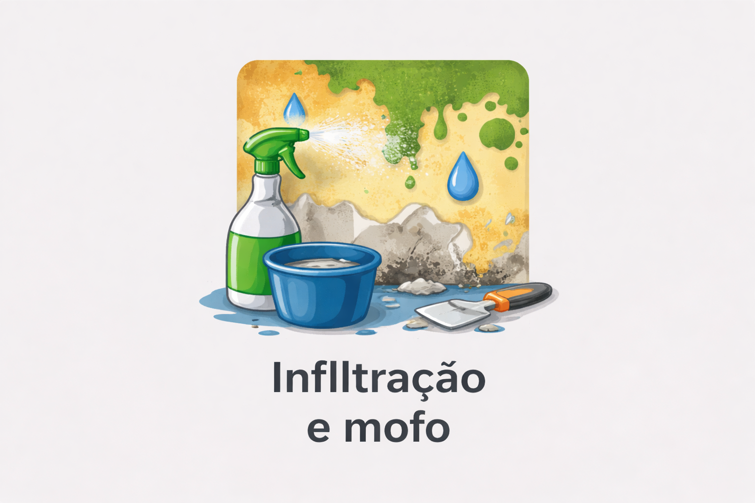 Infiltração e mofo